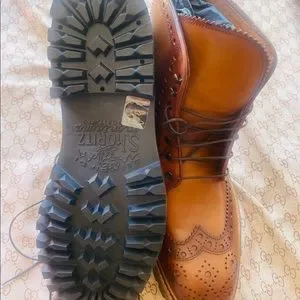 Chaussures ontagne randonnée varappe vintage ST ORITZ cuir 43EUR ade